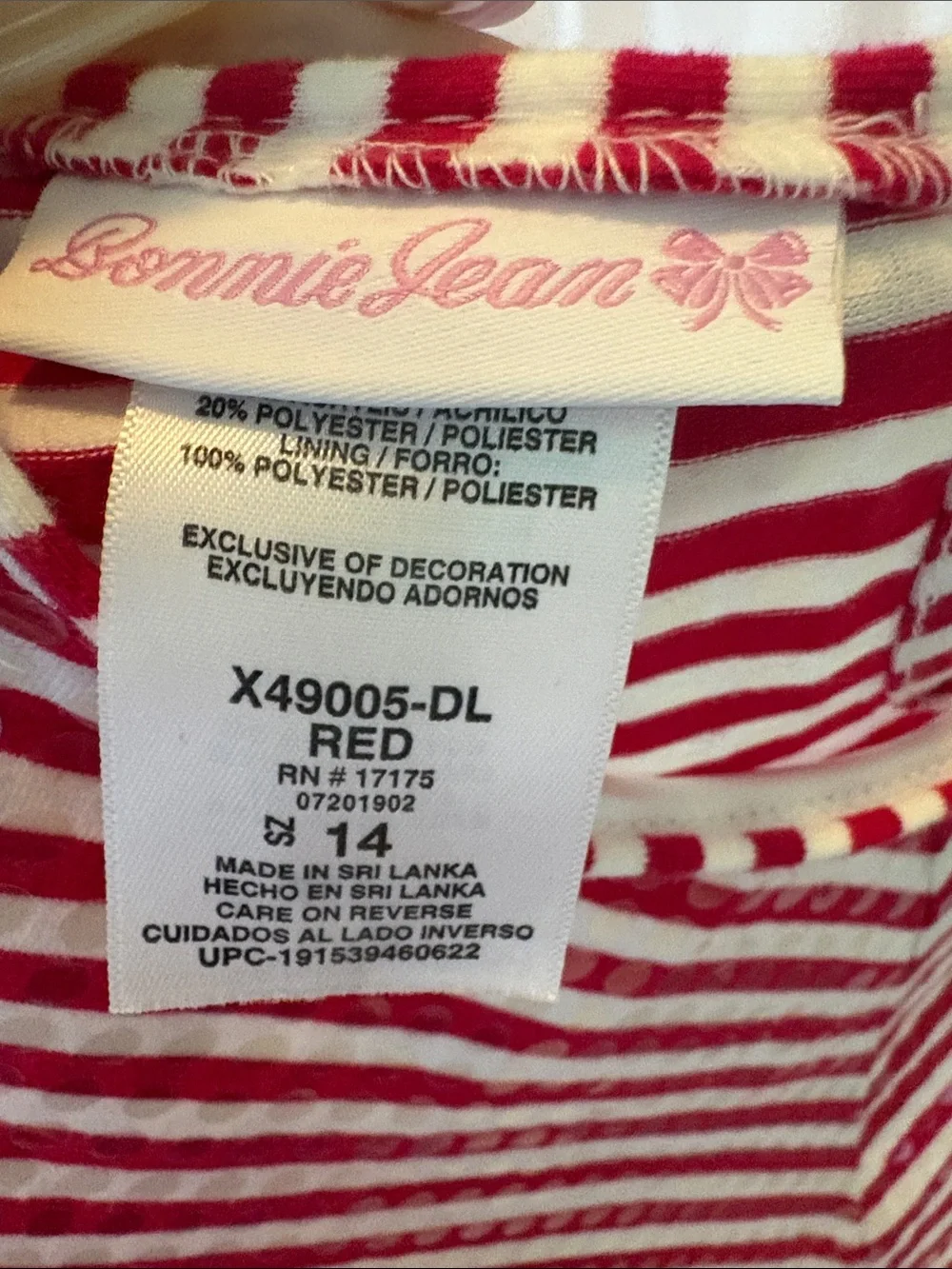 Bonnie Jean festive red